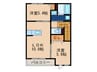 Slow Hand六番館 2LDKの間取り