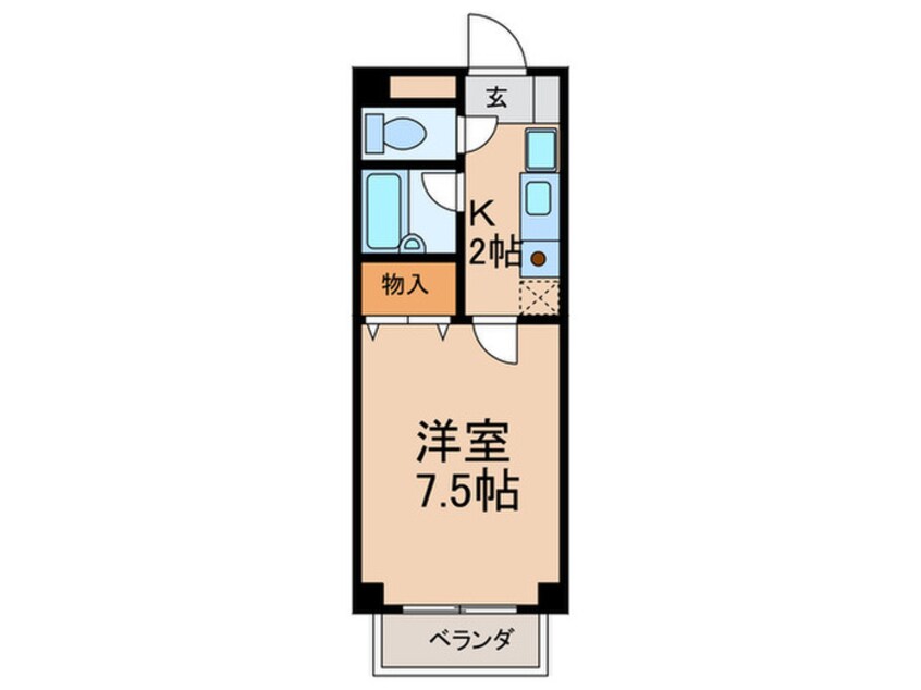 間取図 ソレーユ戸畑