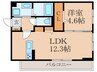 サンヒルズ 1LDKの間取り