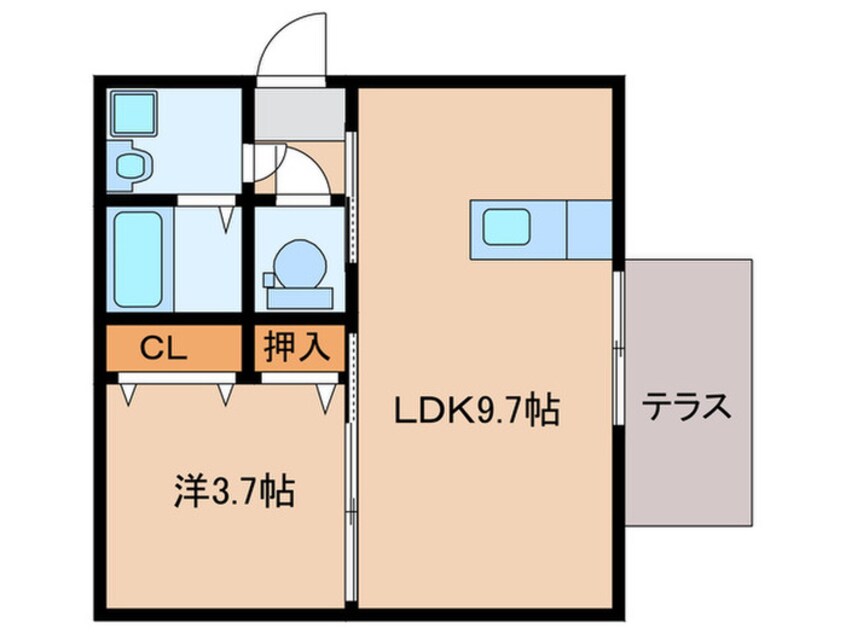 間取図 おおくぼの森Ｂ棟