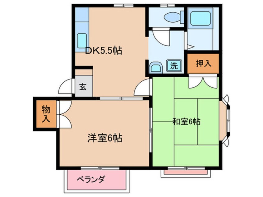 間取図 エスポワ－ル宗像