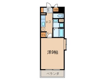 間取図 ヒルズ鍛治町