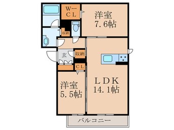間取図 プレミアス柏の森