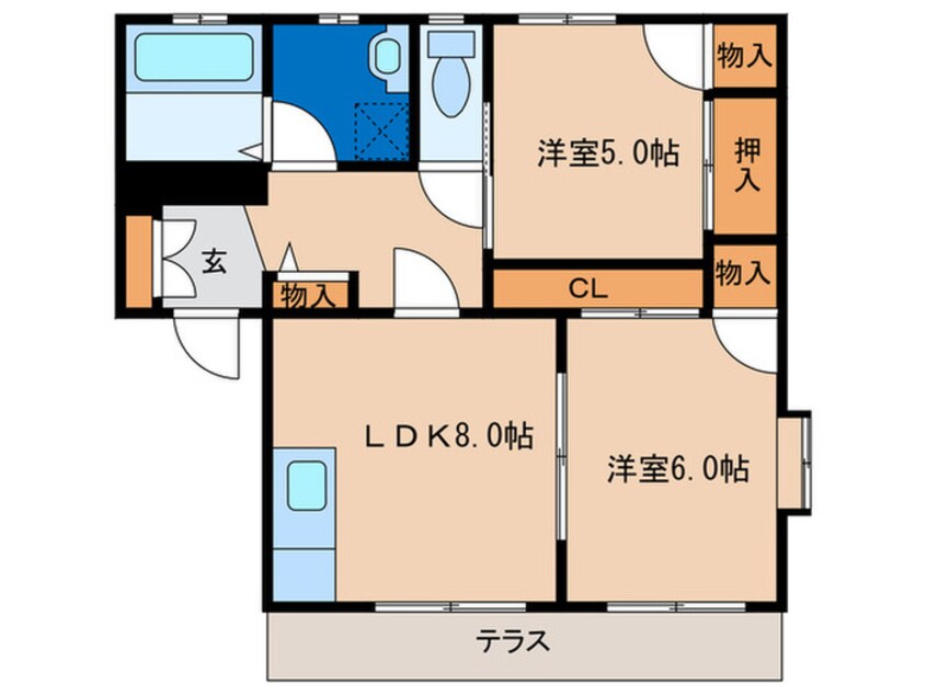 間取図 カーサ・ミア