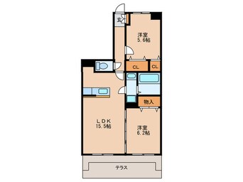 間取図 ハピネス筑紫駅前