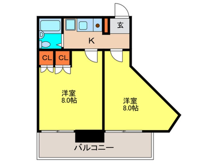 間取図 レジデンス和光