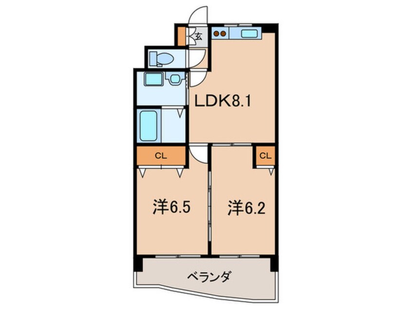 間取図 コ－トハウス大手町