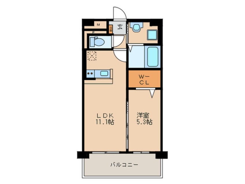 間取図 レトワール吉塚