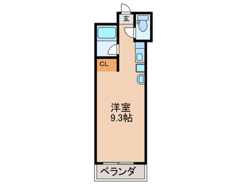 間取図 クリームハウス猪狩