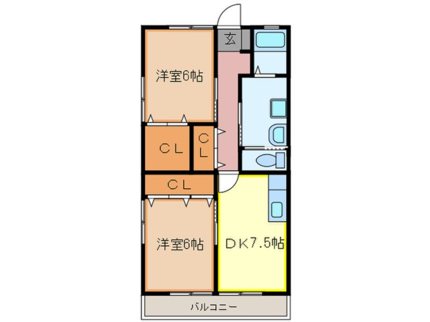 間取図 グリーンテラス・アミーズ