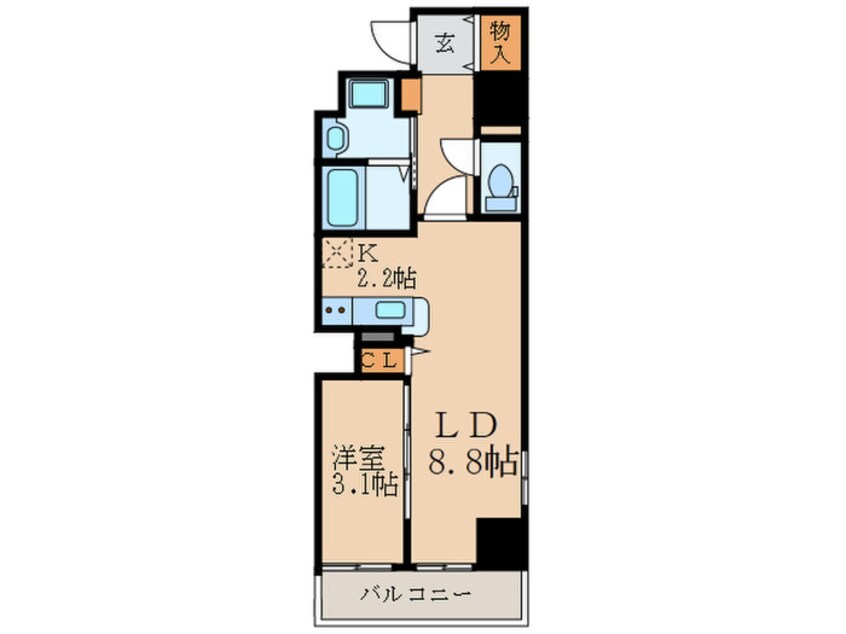 間取図 シェーナ下到津