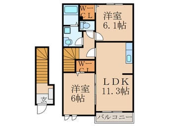 間取図 パークアベニューⅠ
