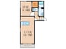 リーブル 1LDKの間取り