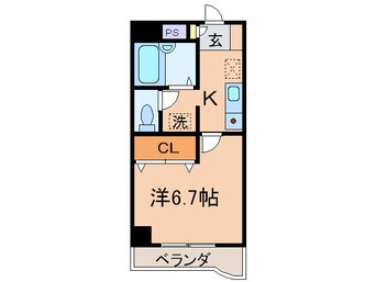 間取図 カサーレ三ヶ森
