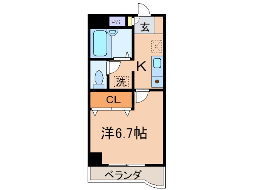 間取図 カサーレ三ヶ森