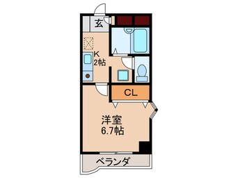 間取図 カサーレ三ヶ森