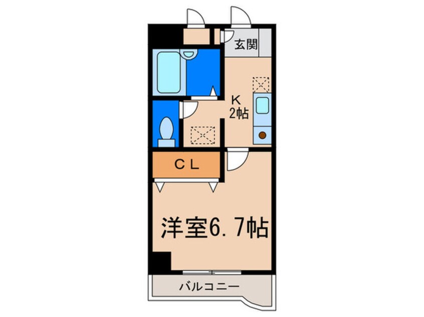 間取図 カサーレ三ヶ森