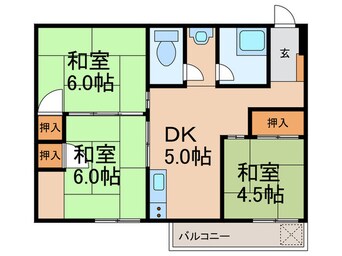 間取図 レイクヒルＹＳ