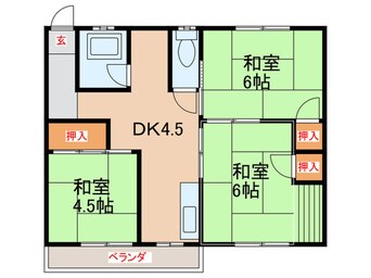 間取図 レイクヒルＹＳ