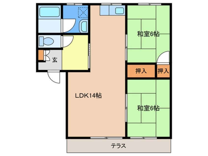 間取図 グロウシック２号館