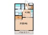 アイビーコート　弐番館 1Kの間取り