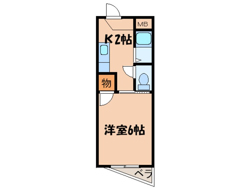 間取図 竹野屋ビル