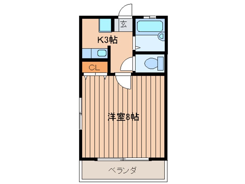 間取図 シティホ－ク博多