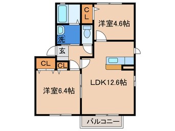 間取図 グランブル－Ｃ