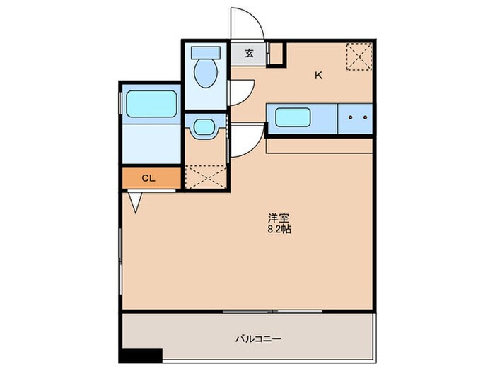 間取り図 エンクレスト吉塚(904)