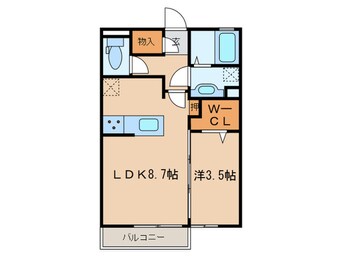 間取図 フェアプラッツＢ棟