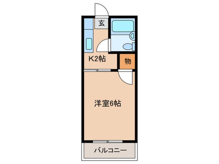 間取図 ハイツ穴生