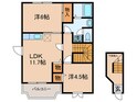 シャルマンハイツＢの間取図