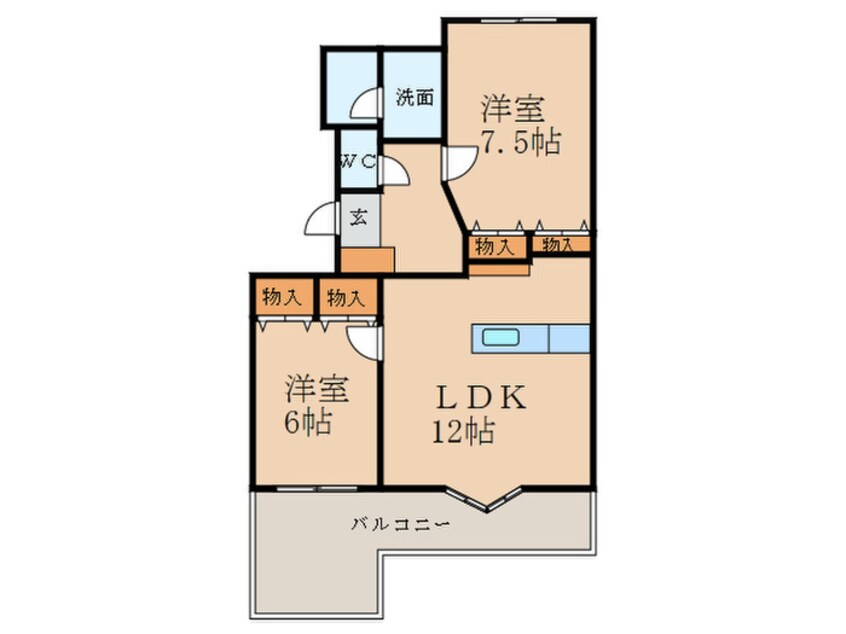 間取図 レイ・ブリック東水町