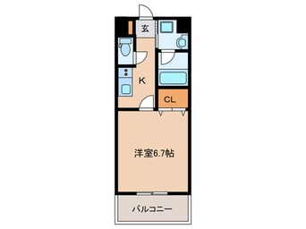 間取図 テルコート薬院
