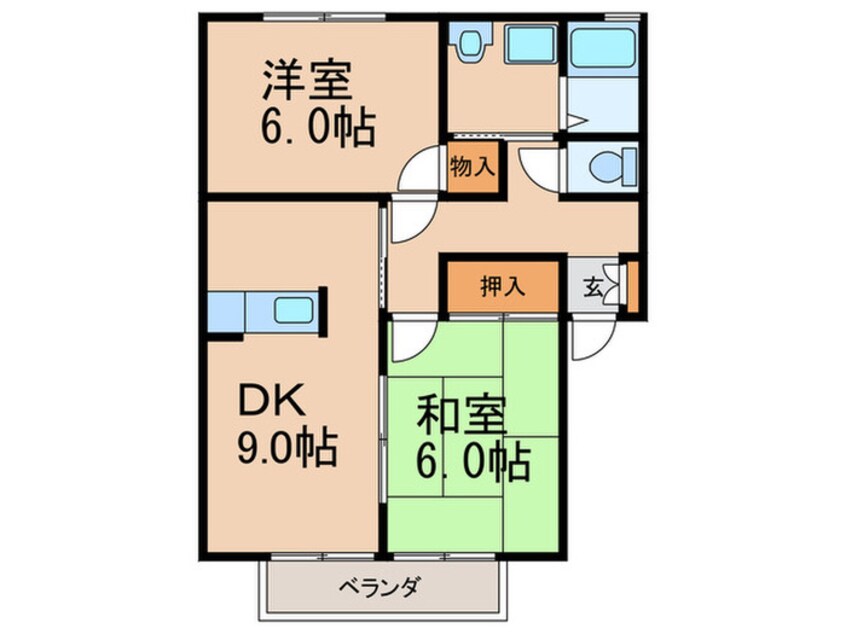 間取図 アトランティックオーシャンB棟