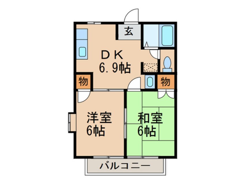 間取図 ファミールＡ