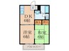 ディアスT 2DKの間取り