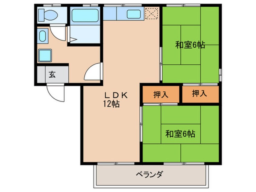 間取図 セジュールプロプルＢ棟