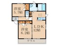 ウイングＡ棟の間取図