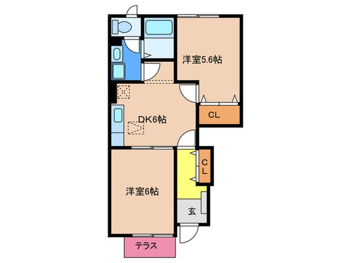間取り図 サザンクロスＢ