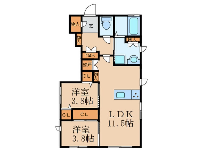 間取図 春の町ハイム