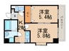 山王ビルⅢ 2Kの間取り