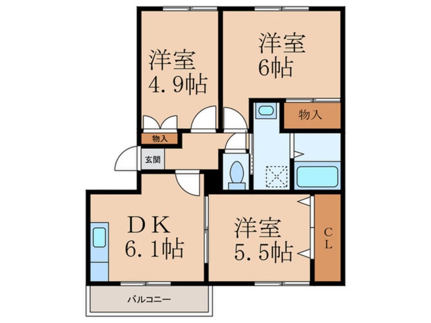 間取図 ファミールこいと