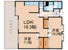 フリーリー守恒 2LDKの間取り