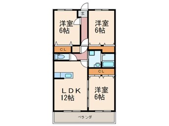 間取図 インペリアル上の原