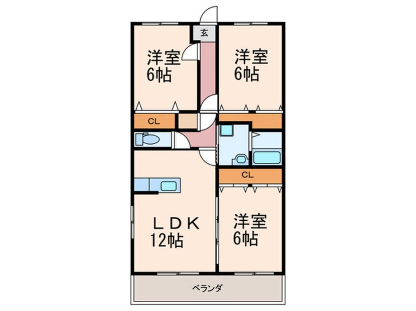 間取図 インペリアル上の原