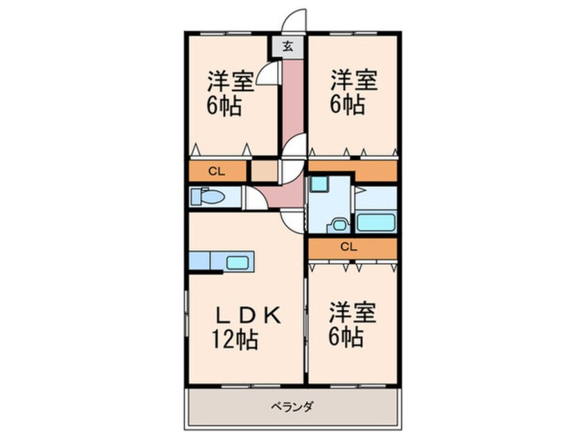 間取図 インペリアル上の原