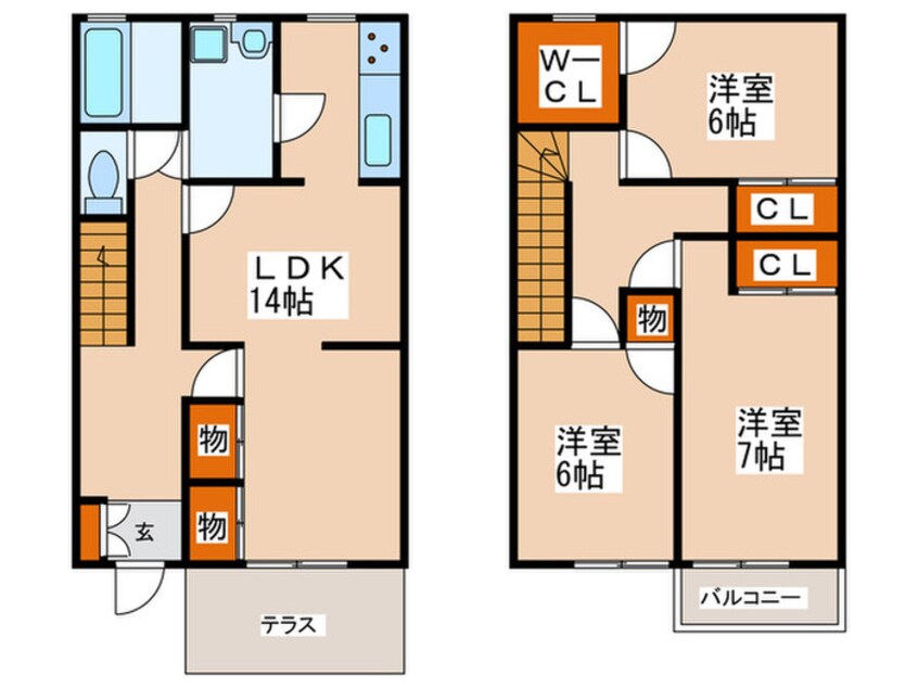 間取図 ロータスコートＮ