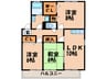 ｸﾞﾗﾝｼｬﾘｵ 3LDKの間取り