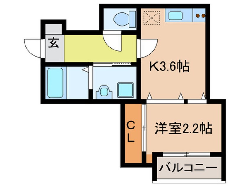 間取図 スマイラックス香椎駅前